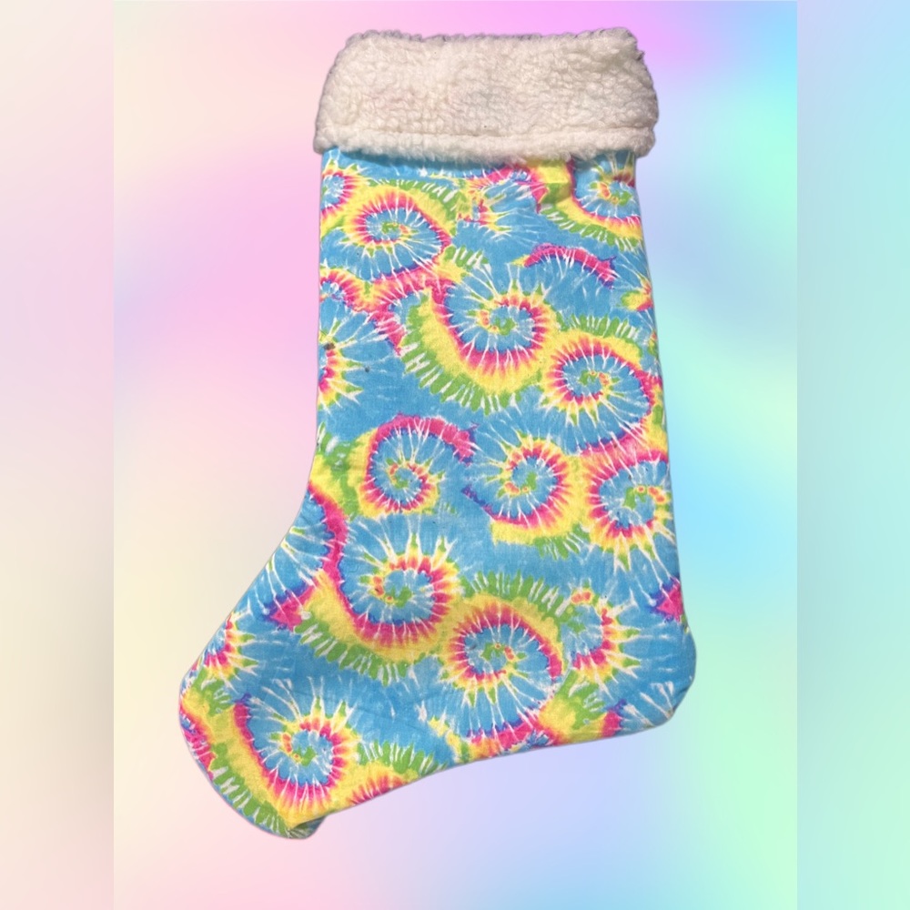 Tye-Dye Christmas Stocking